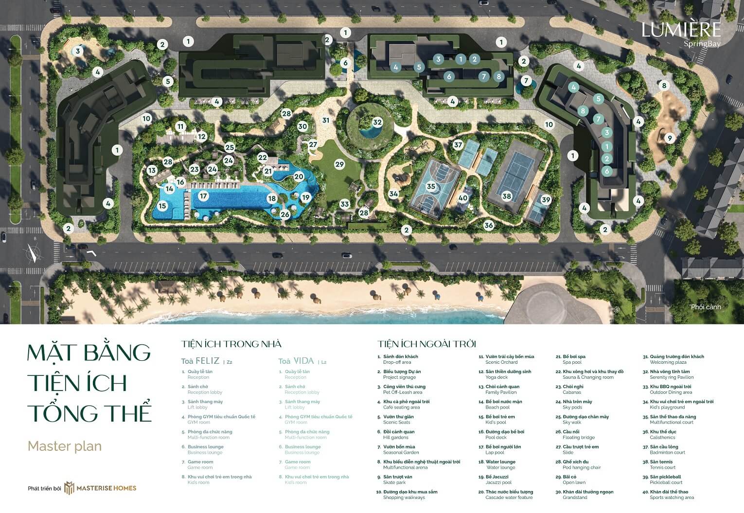 tiện ích dự án lumiere springbay